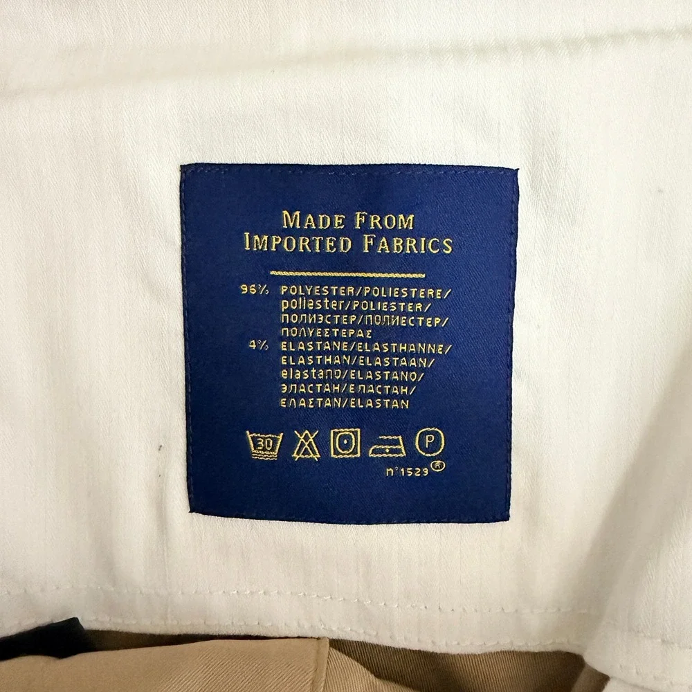 Polo Ralph Lauren Performance Pants Stretch‎ Classic Fit Mens Actual 32x28 Tan